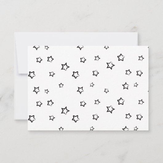 Leuke moderne panda kids verjaardag bedankkaart (Achterkant)