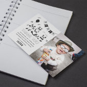 Leuke moderne panda kids verjaardag bedankkaart