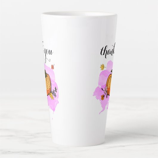 leuke moderne pompoenliefhebbers , woordkunst latte mok (Voorkant)