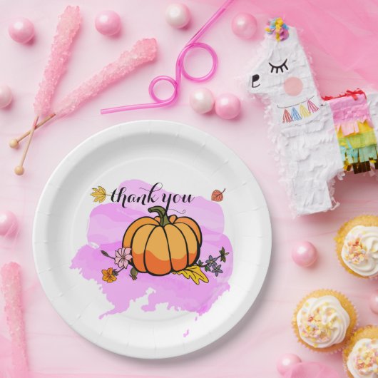 leuke moderne pompoenliefhebbers , woordkunst papieren bordje (Feest)