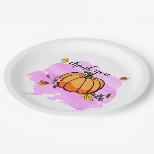 leuke moderne pompoenliefhebbers , woordkunst papieren bordje (Gekanteld)