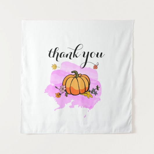 leuke moderne pompoenliefhebbers , woordkunst wandkleed (Voorkant)