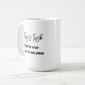 Leuke moderne quote voor trendy moeders koffiemok (Voorkant links)