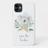 Leuke moderne red de koala's | Australië Case-Mate iPhone Case (Achterkant)