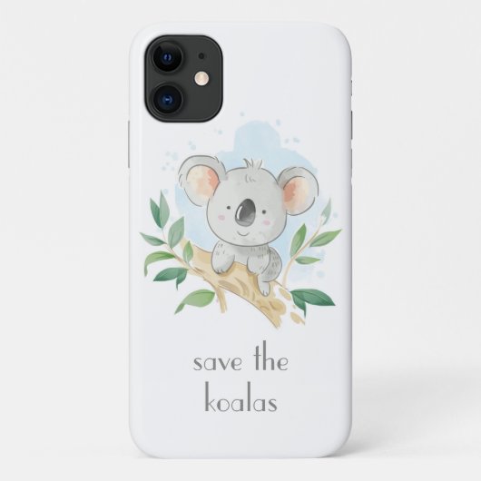 Leuke moderne red de koala's | Australië Case-Mate iPhone Case (Achterkant)