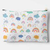 Leuke moderne regenbogen & wolken patroon geperson etui (Achterkant)