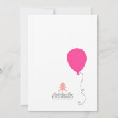 Leuke Moderne Roze Oranje Ballonnen 21e Verjaardag Kaart (Achterkant)