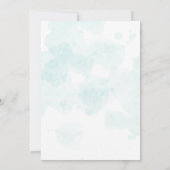 Leuke moderne strand thema kerstfeest kaart (Achterkant)