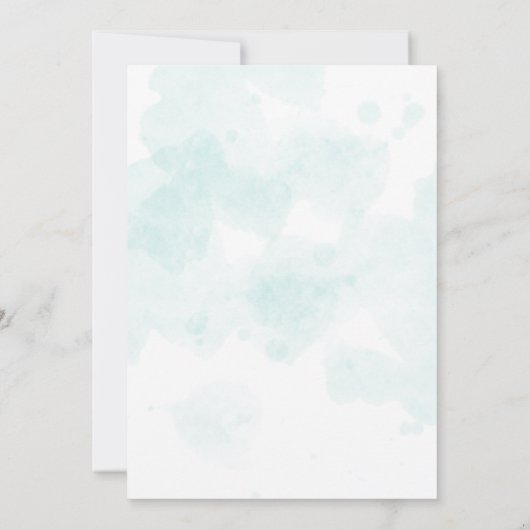 Leuke moderne strand thema kerstfeest kaart (Achterkant)