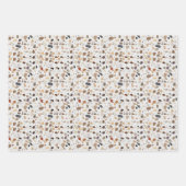 Leuke moderne Terrazzo stenen look Art Deco Inpakpapier Vel (Voorkant 2)