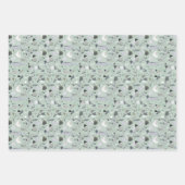 Leuke moderne Terrazzo stenen look Art Deco Inpakpapier Vel (Voorkant 3)