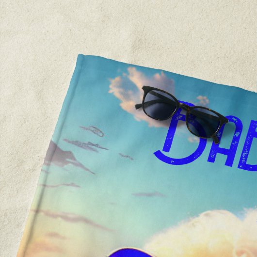 Leuke Moderne Trendy Leuke Goldendoodle Hond Tropi Strandlaken (In situ)