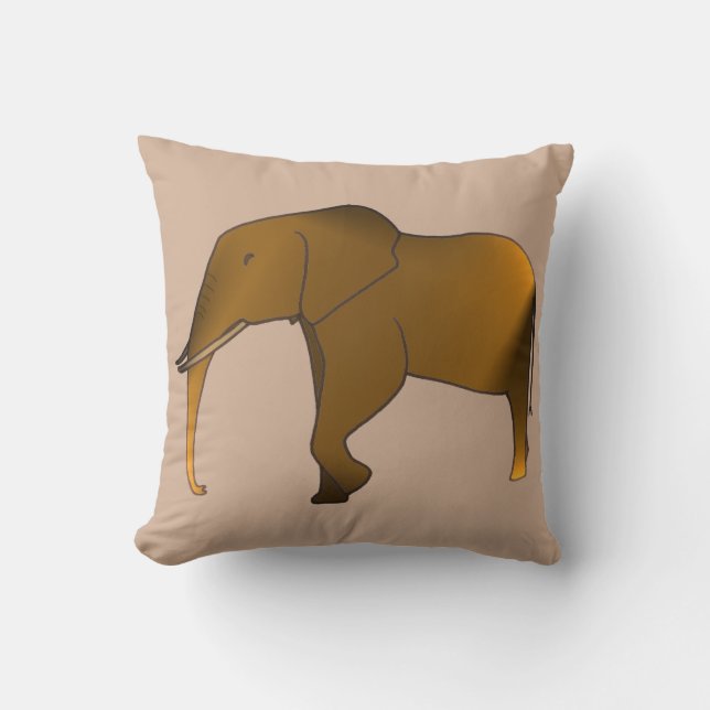 Leuke moderne trendy olifant Sierkussen (Voorkant)
