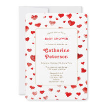 Leuke moderne Waterverf rode harten