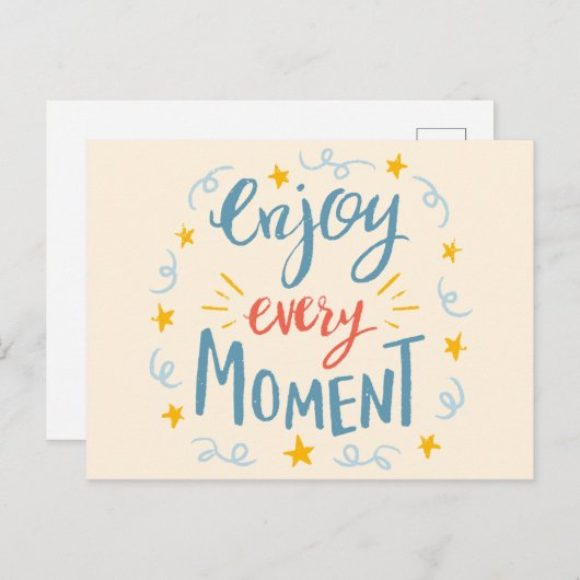 leuke moderne waterverf van de zomertijd briefkaart (Voorkant / Achterkant)