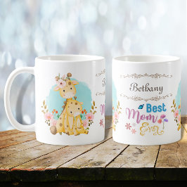 Leuke Moeder Baby Giraffes Beste Moeder ooit geper Koffiemok