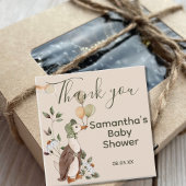Leuke moeder gans madeliefjes Baby shower dank u Bedankjes Labels