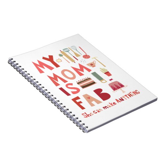 Leuke Moeder Typografie Notitieboek (Rechterzijde)