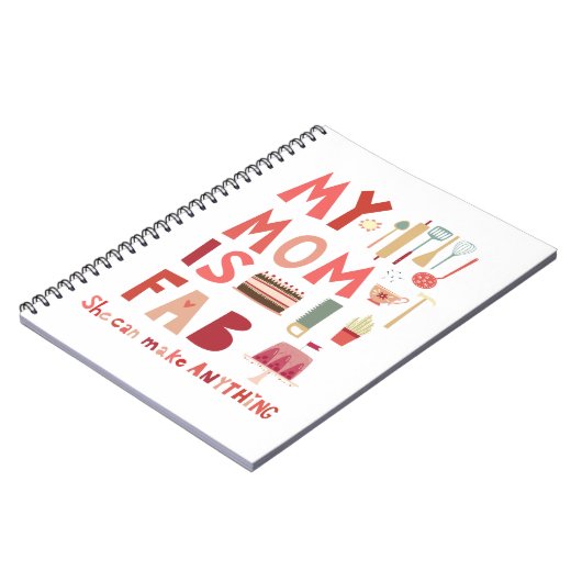 Leuke Moeder Typografie Notitieboek (Linkerzijde)