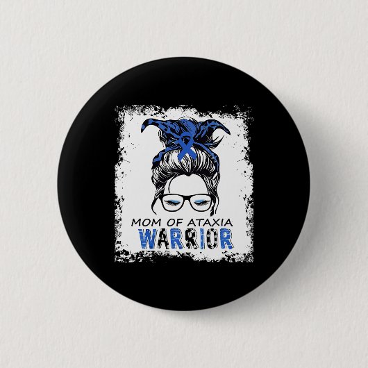 Leuke moeder van Ataxia krijger Ronde Button 5,7 Cm (Voorkant)