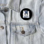 Leuke moeder van Ataxia krijger Ronde Button 5,7 Cm (In situ)