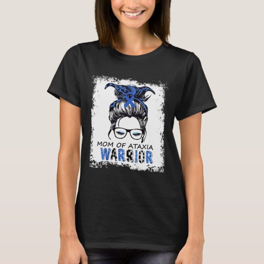 Leuke moeder van Ataxia Warrior T-shirt (Voorkant)
