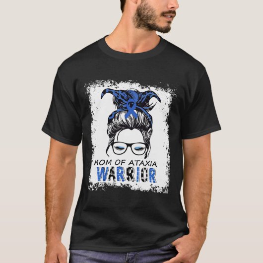 Leuke moeder van Ataxie Krijger T-shirt (Voorkant)