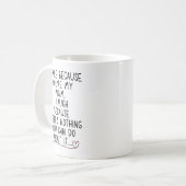 Leuke Moederdag cadeau van dochter zoon Koffiemok (Voorkant links)