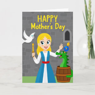 Leuke Moederdag Debutantenkaart Kaart