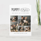 Leuke Moederdag Foto Vouwkaart Gelukwensen Kaart (Voorkant)