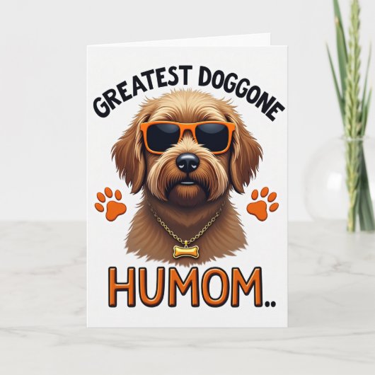 Leuke Moederdag kaart voor hondenmoeders (Voorkant)