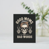 Leuke Moeders Zeggen Grof Funny Bedankkaart (Staand voorkant)