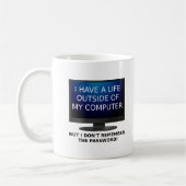 Leuke mok met levenswachtwoord (Links)