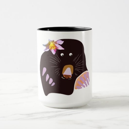 Leuke Mol tekening Combo Mok (Midden)