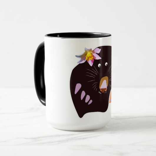 Leuke Mol tekening Combo Mok (Voorkant links)