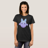 Leuke mollige pastel Gothic Bat T-shirt (Voorkant volledig)