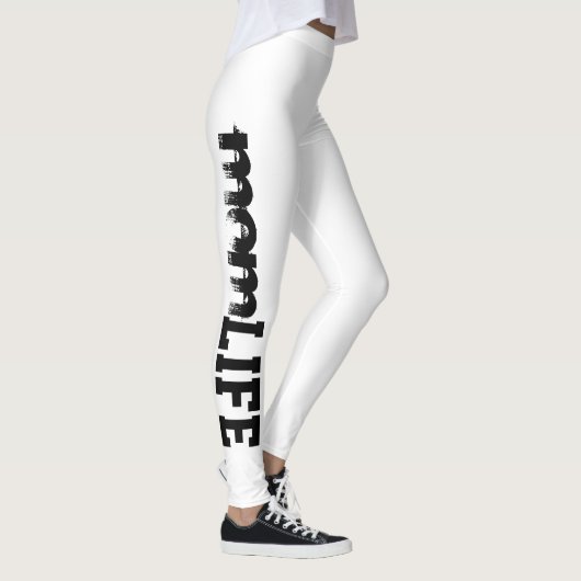 leuke MOM-LIFE-typografie | Leggings (Rechts)