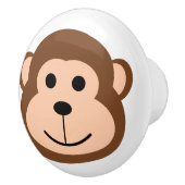 Leuke Monkey Wild Een Oerwoud Safari Dierlijke Car Keramische Knop (Rechts)