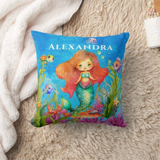 Leuke Monogram Naam Kustzeemeermin Kussen (Deken)