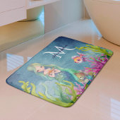 Leuke Monogram Naam Zeemeermin Badmat