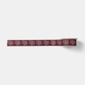 Leuke monoline kerstzegeningen script Classic Satijnen Lint (Voorkant)