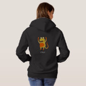 Leuke Monsters Gepersonaliseerd Hoodie (Achterkant volledig)