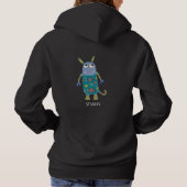 Leuke Monsters Gepersonaliseerd Hoodie (Achterkant)