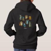 Leuke Monsters Gepersonaliseerd Hoodie (Achterkant)