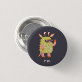 Leuke Monsters Gepersonaliseerd Ronde Button 3,2 Cm (Voorkant /achterkant)