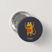 Leuke Monsters Gepersonaliseerd Ronde Button 3,2 Cm (Voorkant /achterkant)