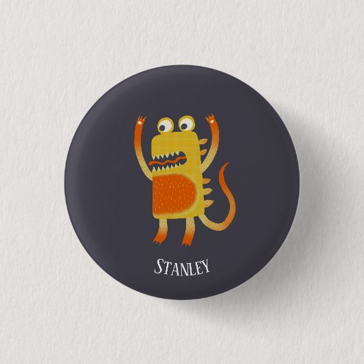 Leuke Monsters Gepersonaliseerd Ronde Button 3,2 Cm (Voorkant)