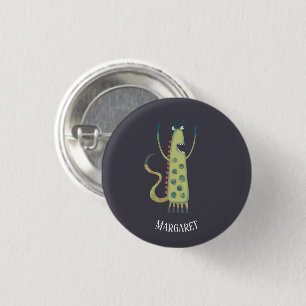 Leuke Monsters Gepersonaliseerd Ronde Button 3,2 Cm