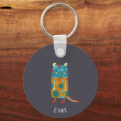 Leuke Monsters Gepersonaliseerd Sleutelhanger (Voorkant)