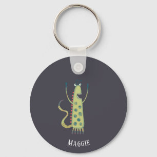 Leuke Monsters Gepersonaliseerd Sleutelhanger